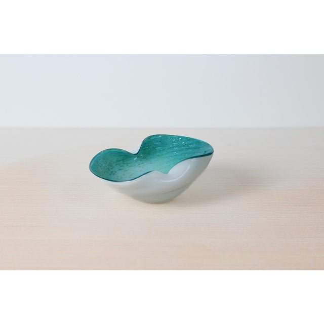 1960s Mid-Century Murano Art Glass Bullicante Bowl For Sale In Lexington, KY - Image 6 of 17