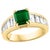 1.58 Ct Cushion Cut Colombian Emerald & 1.5 Ct Diamond Ring in 18K Yellow Gold For Sale - Image 15 of 18