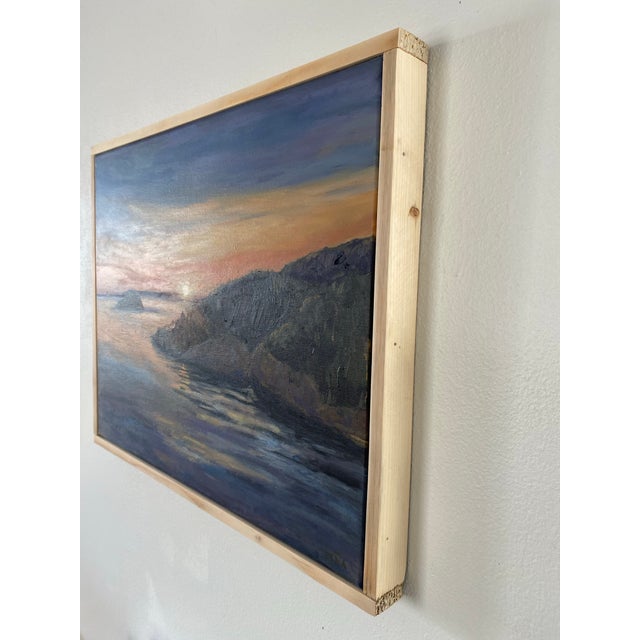 2020s Original Pacific Northwest Landscape Painting – Deception Pass by Francisco Peña – Framed For Sale - Image 5 of 8