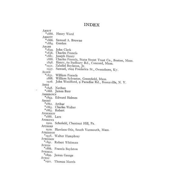 Paper Catalogue of the Fly Club of Harvard University 1836-1941 For Sale - Image 7 of 8