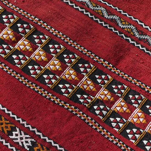 Vintage Wool Kilim Rug For Sale - Image 3 of 7