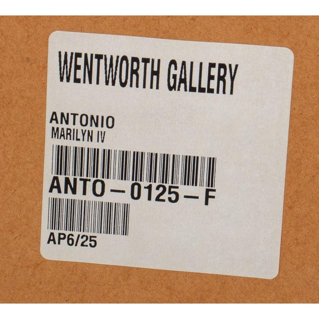 Antonio "Marilyn Iv" Giclee on Canvas For Sale - Image 10 of 12