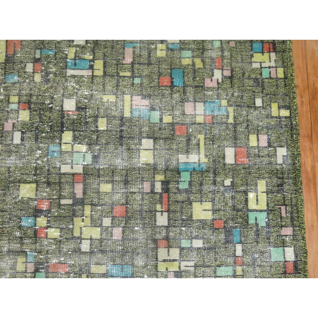 Tetris Turkish Deco Zeki Muren Rug For Sale In New York - Image 6 of 6