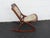 Victorian Victorian Early 1900s Solid Wood Folding Rocking Chair 6897 For Sale - Image 3 of 12