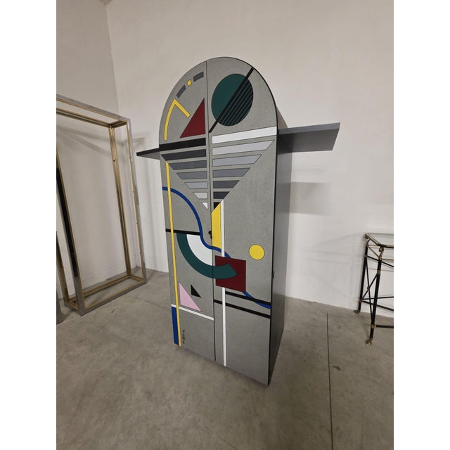 Postmodernist Chest of Drawers by Eugenio Pinuer, 1980s For Sale - Image 4 of 8