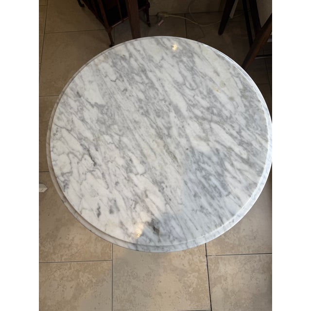 Late 19th Century Cast Iron French Cafe Table For Sale - Image 4 of 13