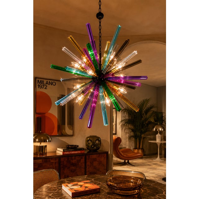 Italian Glass Sputnik Light from Justfurnituress SRL For Sale - Image 12 of 13