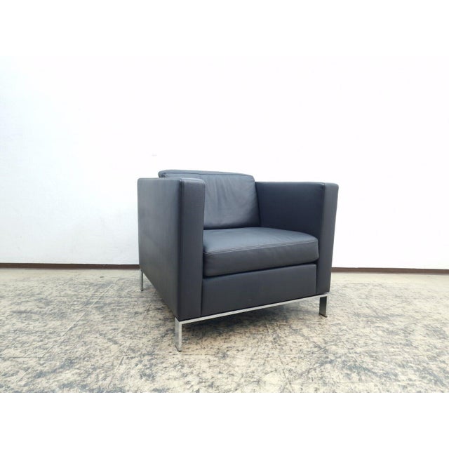 Leather Foster 500 Armchairs by Norman Foster for Knoll, Set of 4 For Sale - Image 10 of 13