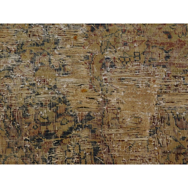 Distressed Antique Persian Kerman Rug. 7'1"x 9'7" For Sale In Los Angeles - Image 6 of 18