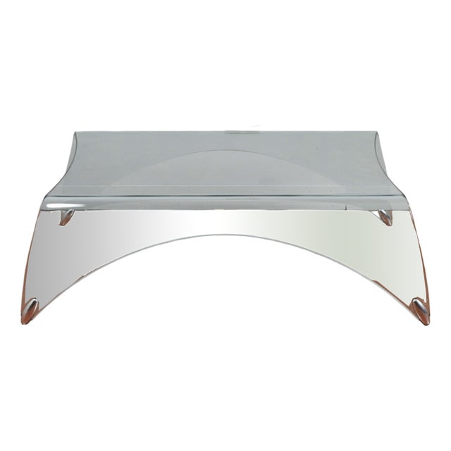 Glass Coffee Table by Ghini for Fiam Italia For Sale