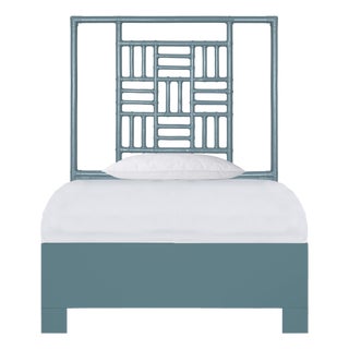Finn Platform Bed Twin - Regatta Blue For Sale