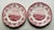 Johnson Bros "Old Britain Castles" Red Transferware Breakfast Set, 8 Pieces — C. 1980s, England For Sale - Image 16 of 18