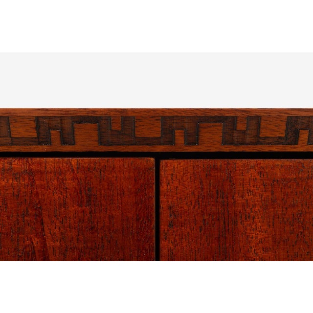 Wood Frank Lloyd Wright, Cabinet for Heritage Henredon Oiled Mahogany 1957 For Sale - Image 7 of 12