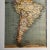 Illustration 1930 German Map of South America Matted Print For Sale - Image 3 of 4