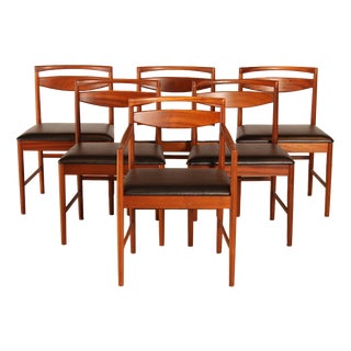 Mid-Century Modern Teak Dining Chairs from McIntosh, 1960s, Set of 6 For Sale
