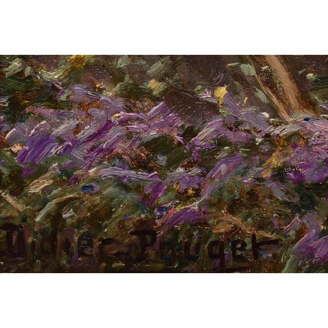 William Didier Pouget, Lake Chambly, 1900s, Oil on Canvas For Sale - Image 9 of 12