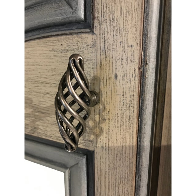 1980s French Curio China Display Cupboard Armoire For Sale - Image 12 of 12