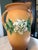 1950s Roseville Pottery Gardenia Floor Vase "690-16" Tan / Brown ca.1950 - Stunning! For Sale - Image 5 of 8