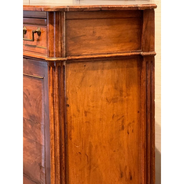 19th Century French Walnut Secrétaire Abattant For Sale - Image 14 of 18