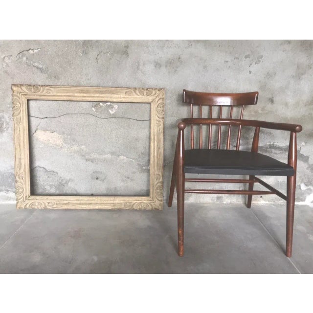 Vintage Mexican Hand Carved Frame For Sale - Image 12 of 13