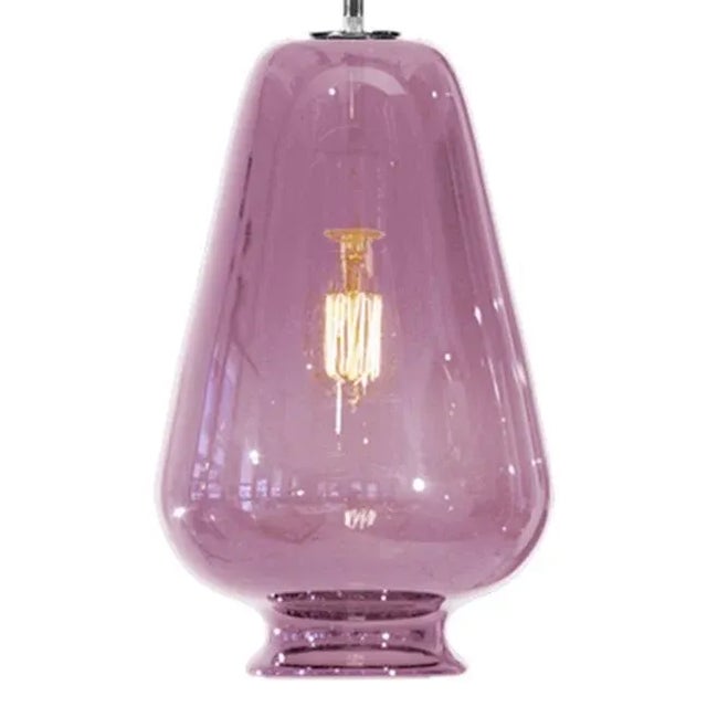 Mars Pendant Light from the Versuvius Collection in Rose Quartz For Sale In New York - Image 6 of 6