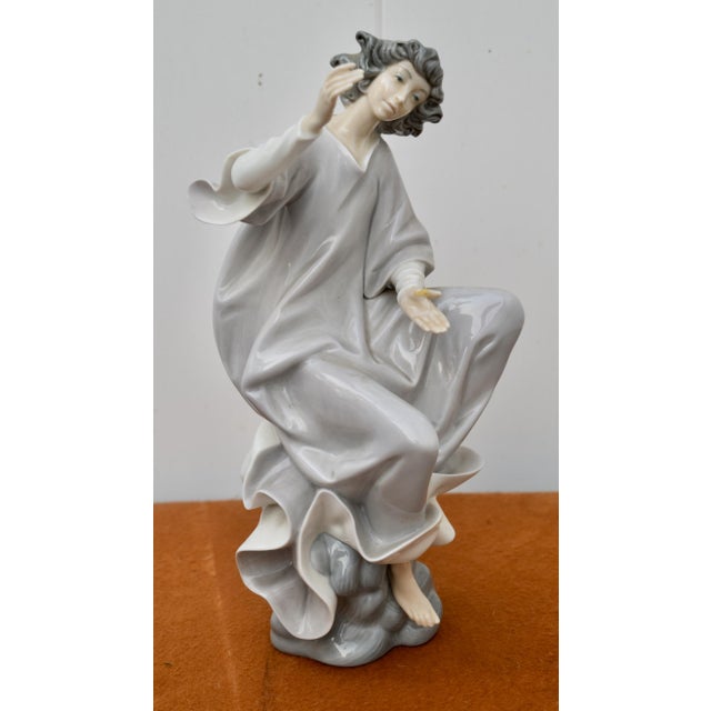 Lladro Porcelain Angel Figurine Retired 1976 Vintage Spain For Sale - Image 13 of 13