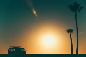 Sun Flare Junction by Jens Ochlich Print, 16" x 24"