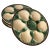 19th Century Green, White & Brown Glaze Majolica Oyster Plates, Set of 4 For Sale - Image 14 of 14