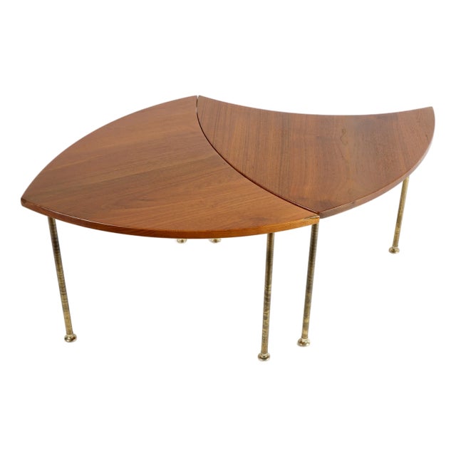 Vintage Peter Hvidt Teak Pinwheel Side Tables for John Stuart a Pair For Sale