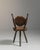 19th Century Sweden Weathered Honey Oak Carved Oak Swivel Chair For Sale In Greensboro - Image 6 of 11