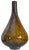17+ In. Tall Murano Mottled Amber Gourd Shaped Art Glass Vase For Sale - Image 10 of 18