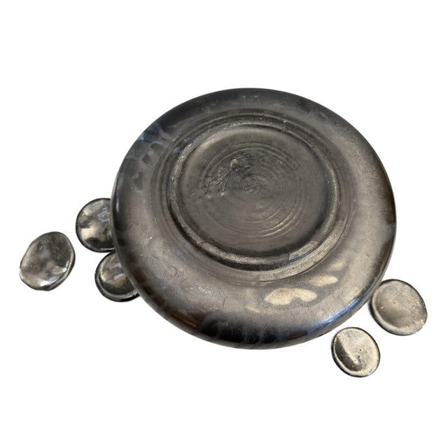 Ceramic Handmade Stoneware Pot for Ikebana For Sale - Image 7 of 8