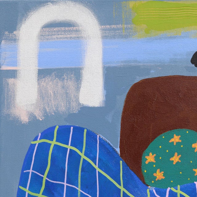 2020s A Soft Place to Land - Color Drenched Feminine Figurative Still Life Artwork by Courtney Simone For Sale - Image 5 of 9