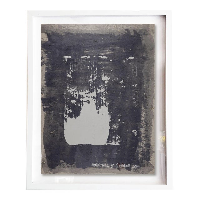 "Harmonic. X" Contemporary Original Abstract Acrylic Painting, Framed For Sale