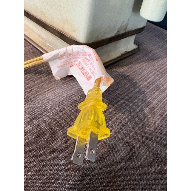 Mid 20th Century Ceramic Table Lamp by John Richard For Sale - Image 10 of 10