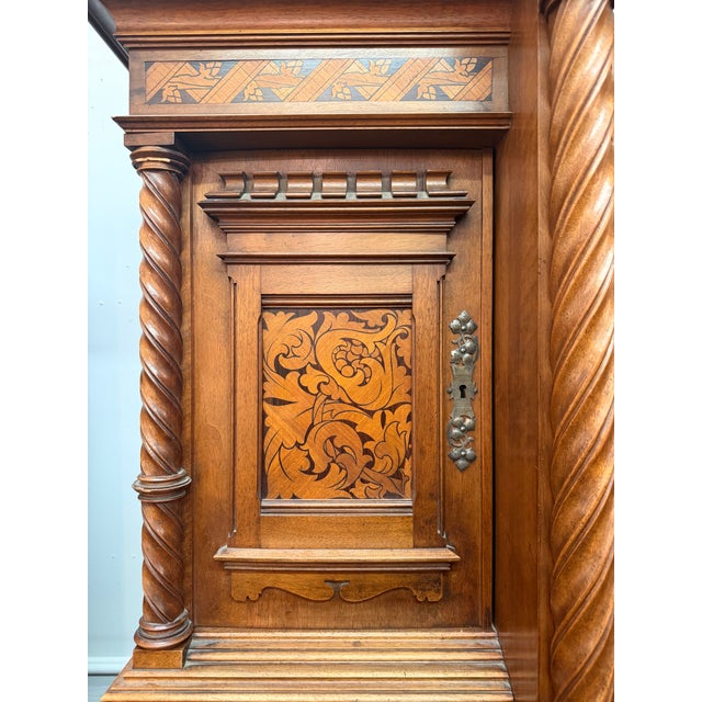 Antique Bastet French Oak Buffet For Sale - Image 4 of 7