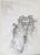 Carrie Bergey Sorrento Italy Grand Hotel Cocumella Vintage Drawing Original 11*15 Landscape Pencil Art by Carrie Bergey Black White Mediterranean Sea For Sale - Image 4 of 4