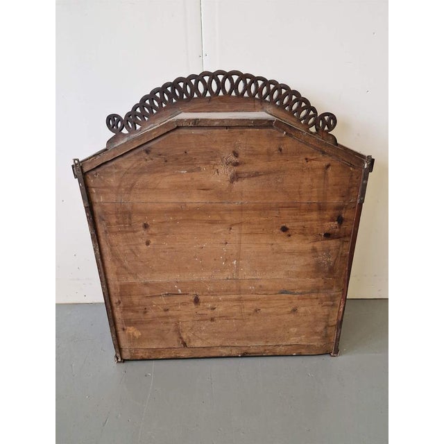 Large Biedermeier Style Wall Cabinet For Sale - Image 9 of 16