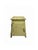 A small cabinet from the 1950s with a distinctive design featuring sloping sides. In its authentic yellow paint and with...