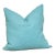 Teal Hand-Stitched Pillow Cover For Sale
