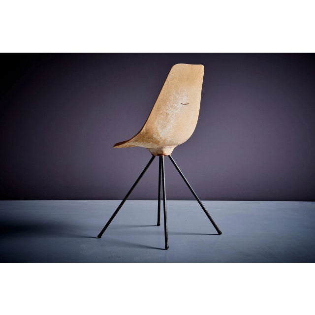French Fiberglass Chair by Jean-René Picard for S.E.T.A, 1950s For Sale - Image 10 of 13