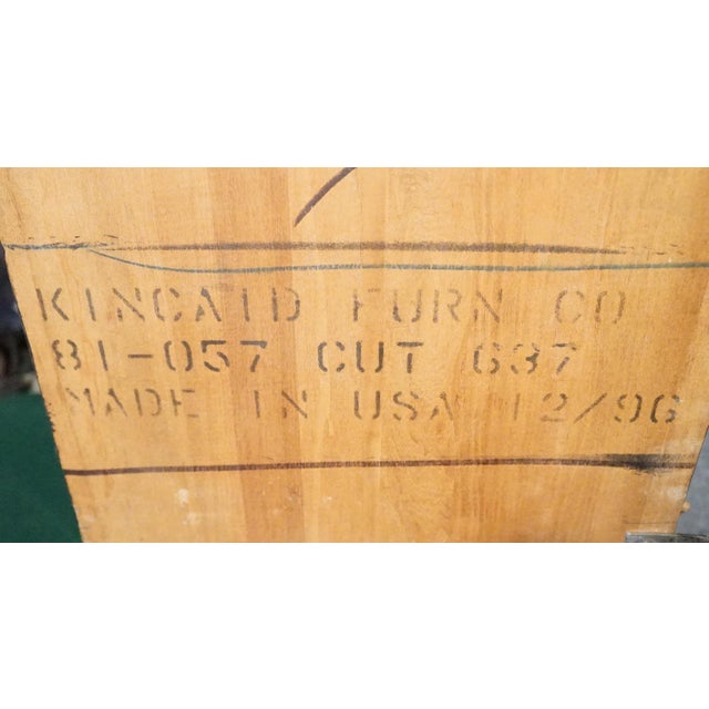 Kincaid Furniture Cherry Mountain III Solid Cherry Traditional Style 95" Double Pedestal Dining Table 81-057 For Sale - Image 10 of 10