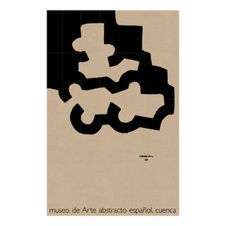 Eduardo Chillida, Untitled n.d., 1982, Offset Lithograph on Kraft Paper For Sale