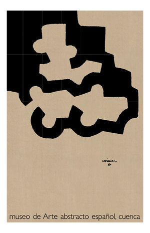 Eduardo Chillida, Untitled n.d., 1982, Offset Lithograph on Kraft Paper