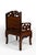 Asian Armchairs with Bats and Cranes, 1880s, Set of 4 For Sale - Image 6 of 18