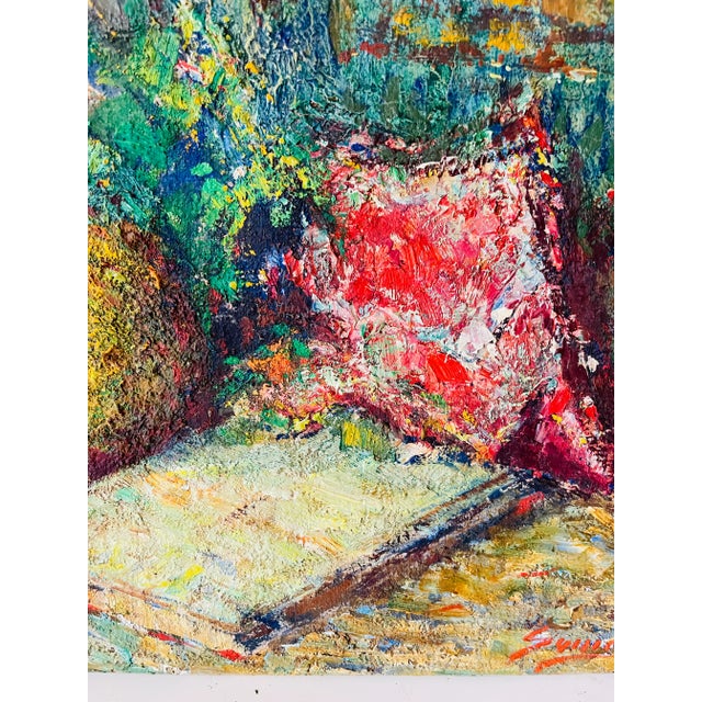 Mid 20th Century Checz Abstract Expressionist Still Life W Shell For Sale - Image 4 of 6