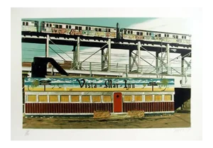 John Baeder, Vista Mar Inn, Screenprint