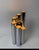 Gold Space Age Minimalist Chrome Tube Lamp from Koch & Lowy, USA, 1960s For Sale - Image 8 of 18