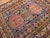 Tribal 1930s Blue Geometric Tribal Antique Caucasian Shirvan Carpet 4' X 4'6'' Knotted Wool Rug For Sale - Image 3 of 11