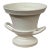 Double Handle Trophy Urn/Pedestal Vase, White For Sale